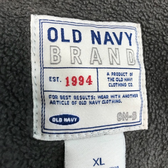 Old Navy Brand Boys Puffy Grey Jacket EUC - Picture 8 of 8